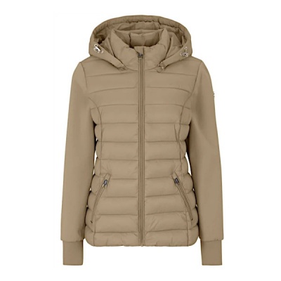 Foto van Covered jas Sophia3 - Taupe