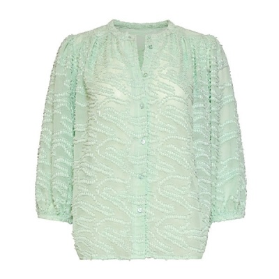 Foto van Smashed Lemon blouse 26315 - Soft Green