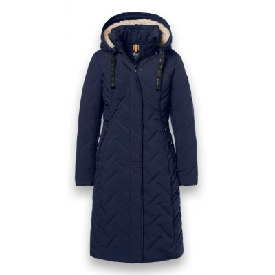 Foto van District jas Cappuccino - Navy