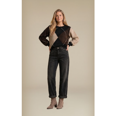 Foto van Red Button jeans SRB5174 Casey overdye - Browntinted