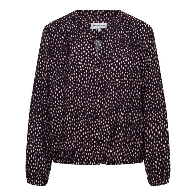 Foto van &Co Women blouse Adelle - Deep Plum multi 
