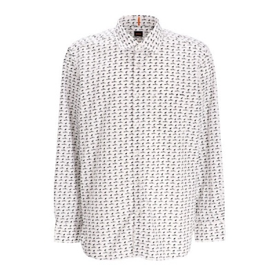 Hugo Boss overhemd Remiton - Natural Foto van Hugo Boss overhemd Remiton - Natural