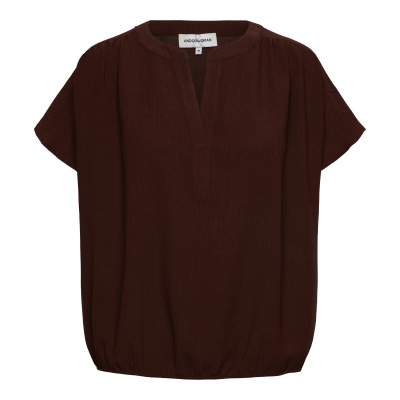 Foto van &Co Women top Nola - Chocolate
