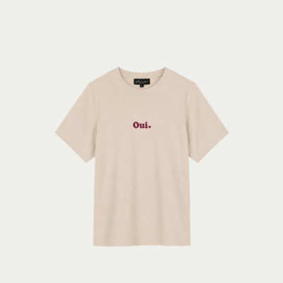 Foto van Elvira t-shirt Oui - Offwhite