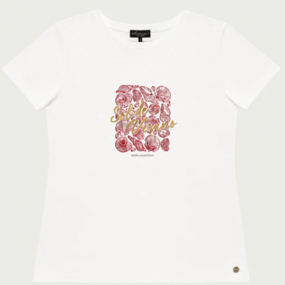 Foto van Elvira t-shirt Verano - Offwhite
