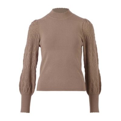 Foto van Enjoy trui 890501 - L taupe