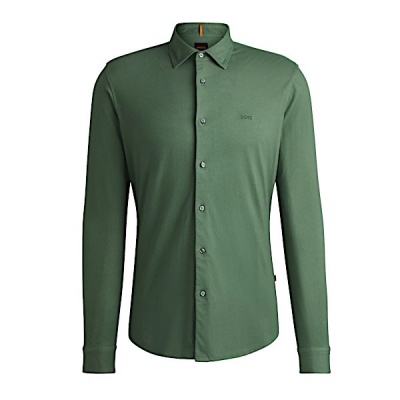 Hugo Boss overhemd Mysoft - Open green Foto van Hugo Boss overhemd Mysoft - Open green