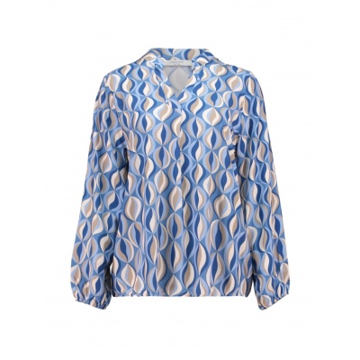 Foto van Bos Women blouse Pi44na-Steel blue