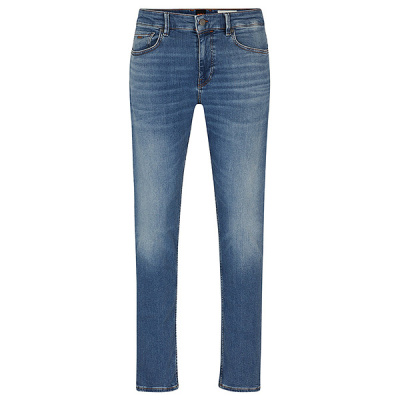 Hugo Boss jeans Delano - Medium Blue Foto van Hugo Boss jeans Delano - Medium Blue