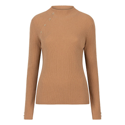Esqualo sweater F24-07526 - Brandy Foto van Esqualo sweater F24-07526 - Brandy