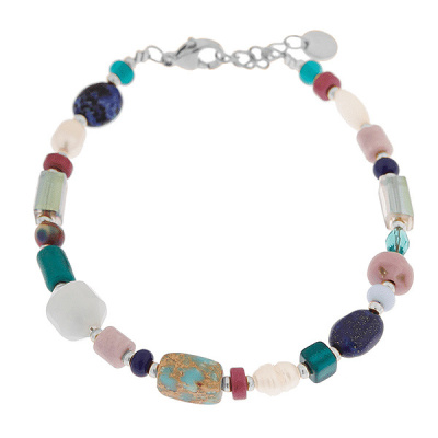 Label Kiki armband Abu - silver Foto van Label Kiki armband Abu - silver