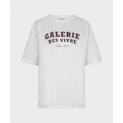 Foto van Esqualo t-shirt F26-05536 - Offwhite/Merlot
