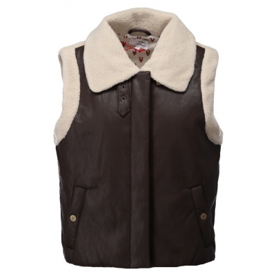 Foto van K-Design bodywarmer D752L-Chocolate brown