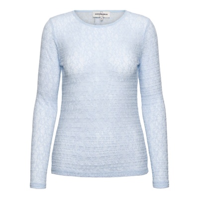 Foto van &Co Women top Tris Lace - Chambray