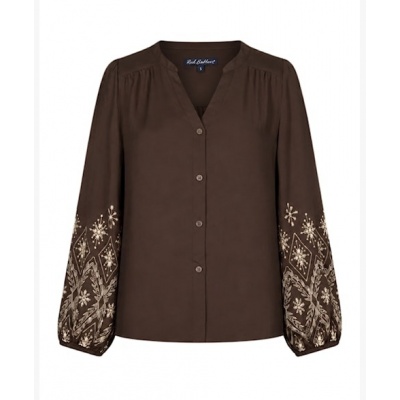 Foto van Red Button blouse SRB5152 - Espresso