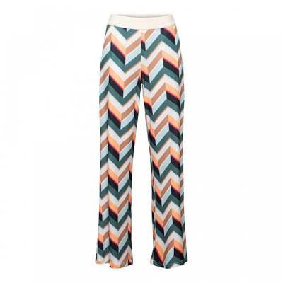 &Co Women broek Loa Zigzag - Silverpine