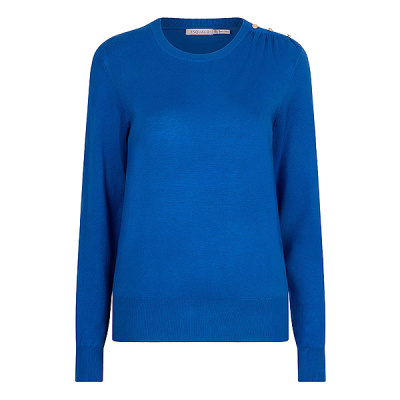 Esqualo sweater F24-07532 - Brilliant Blue Foto van Esqualo sweater F24-07532 - Brilliant Blue