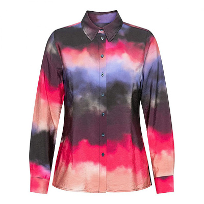 Foto van &Co Women blouse Annick watercolor - Pink multi