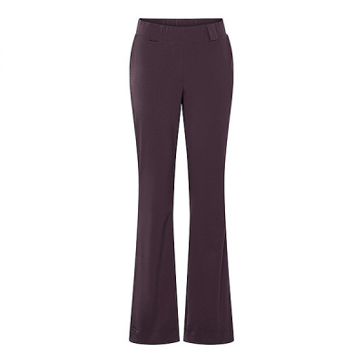 Foto van &Co Women broek Penelope flare travel - Bordeaux