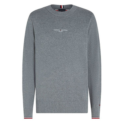 Tommy Hilfiger trui 33108 - Grey Heather Foto van Tommy Hilfiger trui 33108 - Grey Heather