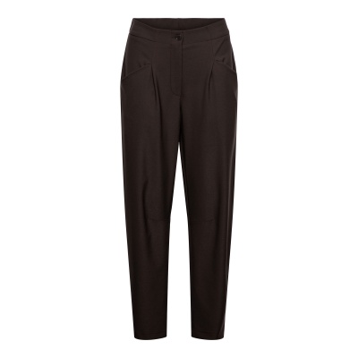 Foto van &Co Women broek Pris heavy travel - Dark chocolate
