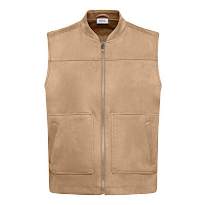 Foto van Cecil vest velour 220306 - Golden Camel