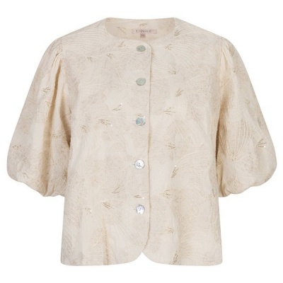 Foto van Esqualo top SP26-28005 - Ecru