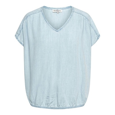 Foto van &Co Women top Jessie - light Denim