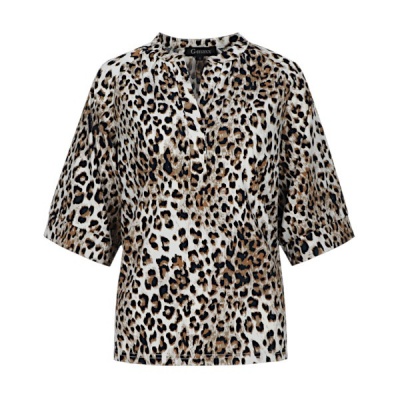 Foto van G-Maxx top Penelope - Offwhite/Walnut