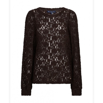 Foto van Red Button top SRB5068 - Lace Espresso
