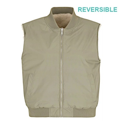 Foto van Covered bodywarmer Terry - Light green