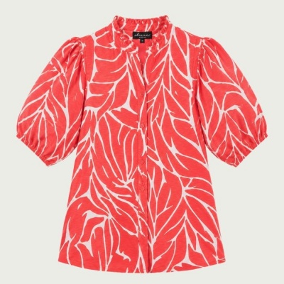 Foto van Elvira blouse Elodi - Sienna leaves