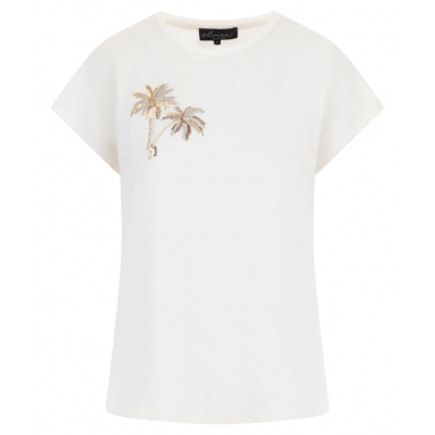 Foto van Elvira t-shirt Isla - Offwhite