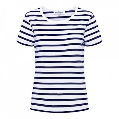 &Co Women top Savi stripe - Navy multi Foto van &Co Women top Savi stripe - Navy multi
