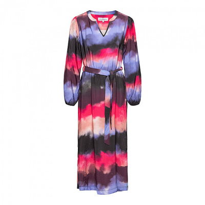 Foto van &Co Women jurk Avena watercolor - Pink multi