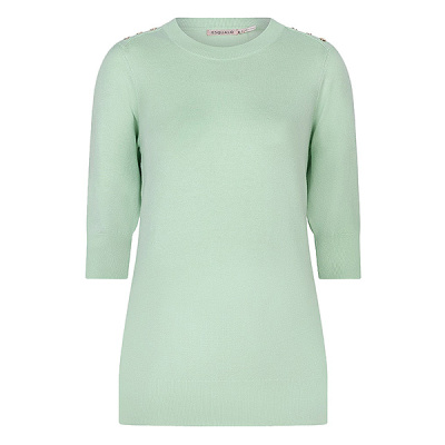 Esqualo sweater SP24-07004 - Pistache Foto van Esqualo sweater SP24-07004 - Pistache