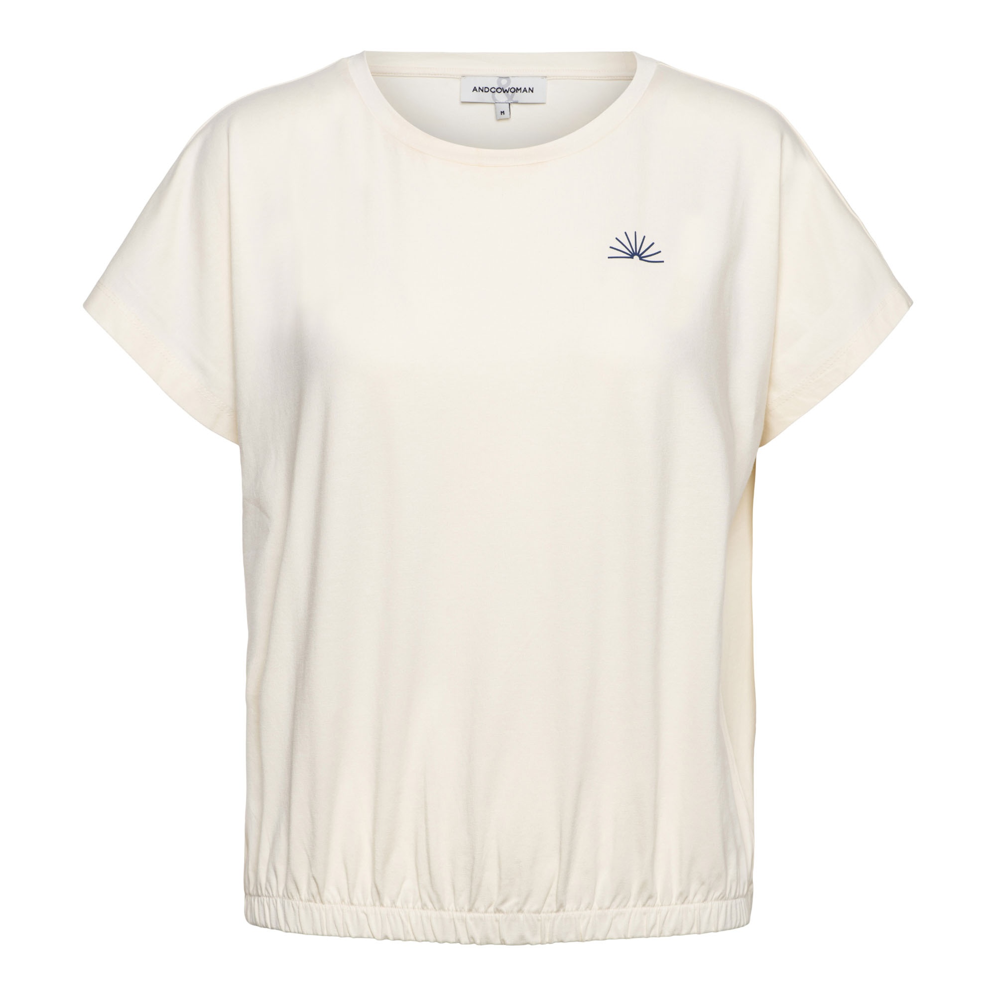 &Co Women t-shirt Tosca - Vanilla/ink Blue &Co Women t-shirt Tosca - Vanilla/ink Blue