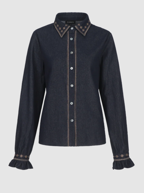 G-Maxx blouse Minerva - Dark Blue