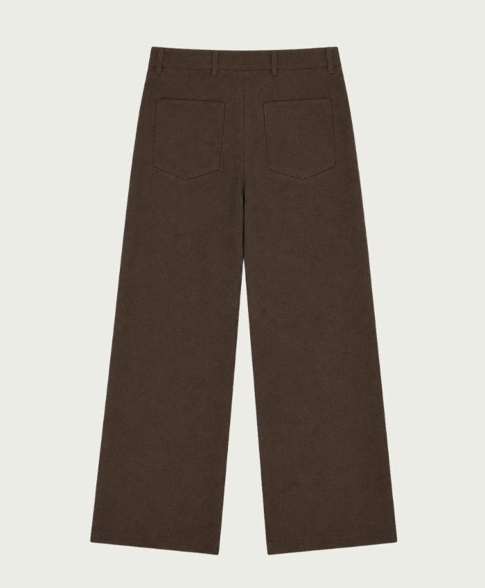 Elvira broek Kim - Dark walnut