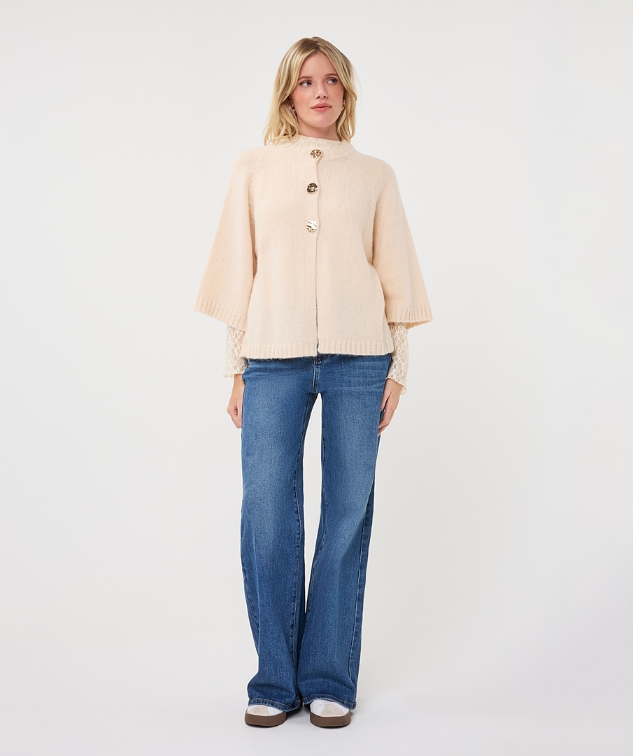 Esqualo sweater F26-18500 - Biscuit Esqualo sweater F26-18500 - Biscuit