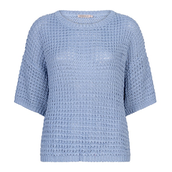 Esqualo sweater SP26-02036 - Pacific Blue
