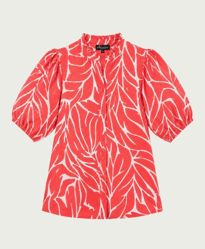 Elvira blouse Elodi - Sienna leaves