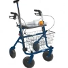 Afbeelding van Rollator | Blauw | Thuasne Quattro | Mand | Dienblad | Stokhouder