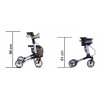 Afbeelding van Rollator | Excel 3-Motion | Standaard (zithoogte 54 cm) | Sage Green (Grijsgroen)