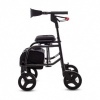 Afbeelding van neXus 3 rollator | Extra laag | Zwart inclusief rugsteun 