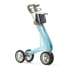 Afbeelding van ByAcre | Ultralight Carbon Rollator | Lichtblauw met organizer bag