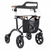 Afbeelding van Saljol | Rollator Allround | Zwart | Zithoogte 54 cm | Small model
