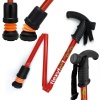 Afbeelding van Wandelstok | Flexyfoot | Derby handvat | opvouwbaar | rood