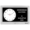 Afbeelding van BBrain Basic Analoog - Eenvoudige Digitale Dagklok | Wit