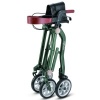 Afbeelding van Trive | Compacte dubbel plooibare Rollator | Groen | inclusief rugsteun en tas en stokhouder